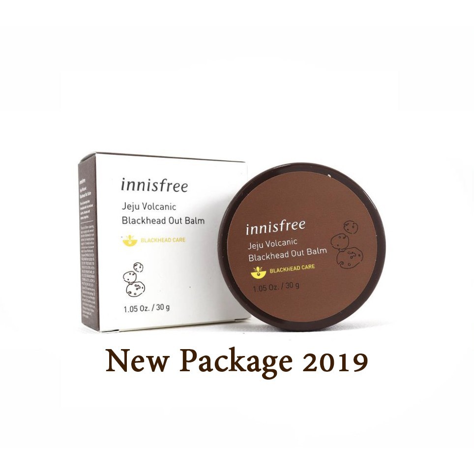 Sáp Làm Sạch Mụn Đầu Đen Chiết Xuất Tro Núi Lửa In-nisfree Jeju Volcanic Black Head Out Balm 30g