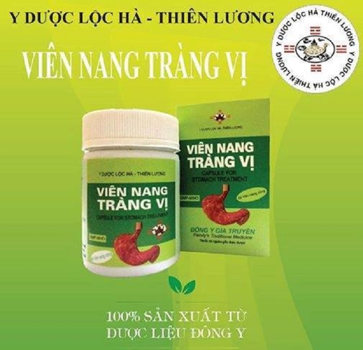 Viên Nang Tràng Vị - Thiên Hương. Đau dạ dày, viêm loét dạ dày, viêm tá tràng, viêm hang vị. Trào ngược dạ dày