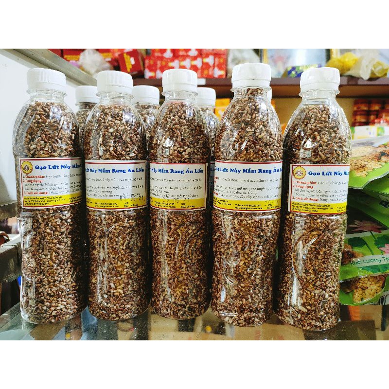 Gạo lứt nảy mầm rang ăn liền