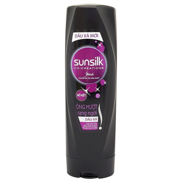 Dầu xả Sunsilk óng mượt rạng ngời chai 170g