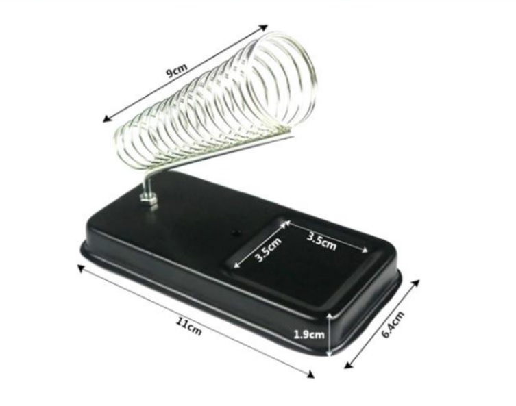 Đế gác mỏ hàn thiếc / Đế gác mỏ hàn dạng lò xo có sẵn bọt biển 6x6cm