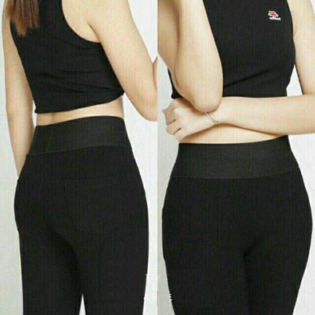 Quần Tregging Cạp Cao 8cm, Gân Dọc Khỏe Khoắn, Vải Thun Dày, co giãn tốt Có bigsize 2XL 64KG