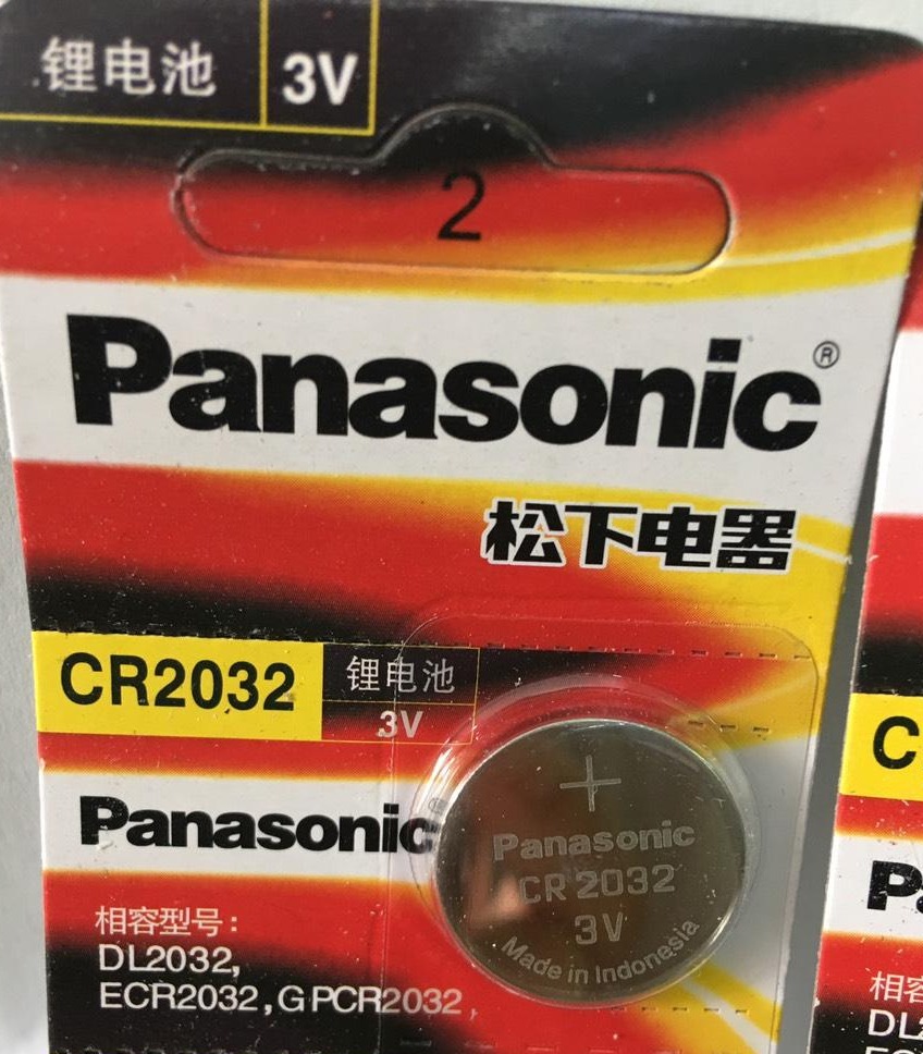 Pin CR2032 Panasonic Lithium 3V, 1 viên Pin cúc Panasonic CR2032 Made in Indonesia