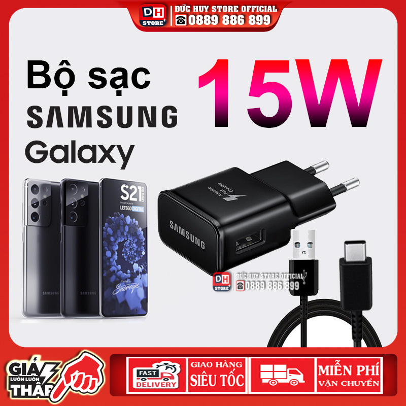 Bộ sạc nhanh samsung 15w - ta200 cho s10, s9, s8, note 8, note 9, bảo hành 6 tháng