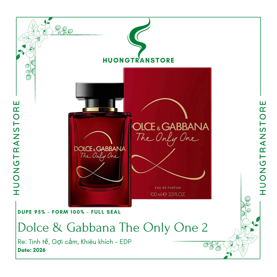 Nước hoa nữ bản d&g the only one 2 100ml edp bản đẹp