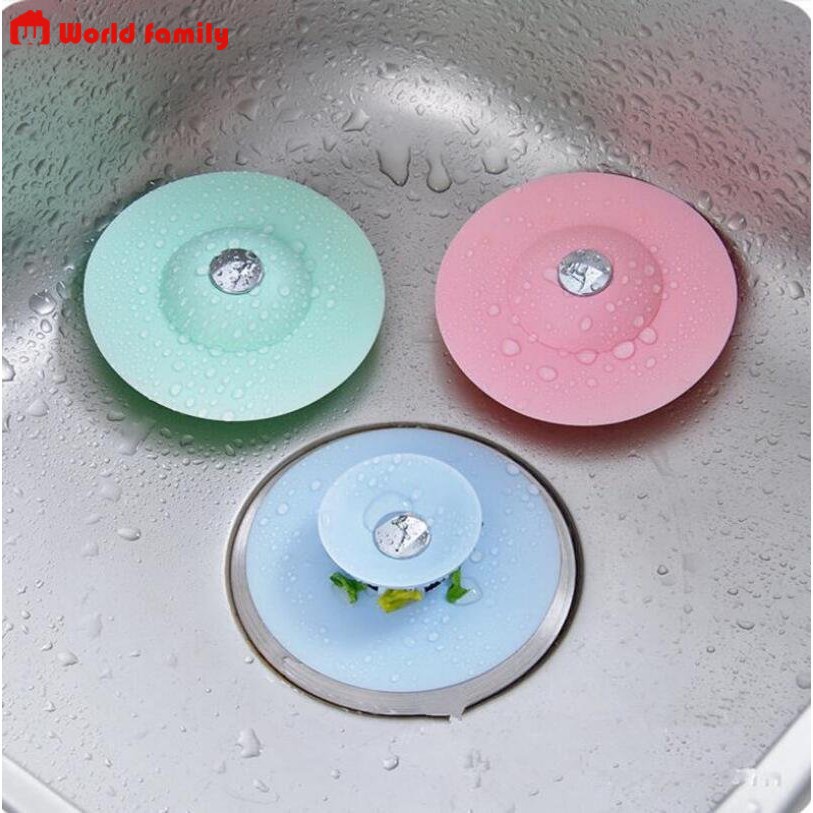 Nắp đậy bồn rửa chén, nắp đậy lỗ thoát nước silicon khử mùi hôi chống tắc nghẽn
