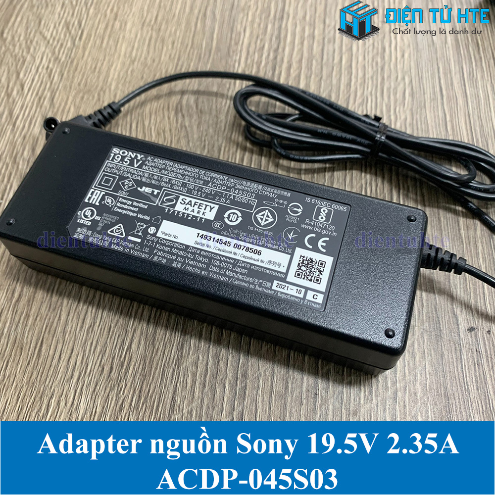 Adapter nguồn sony ac-dc acdp-045s03 19.5v 2.35a