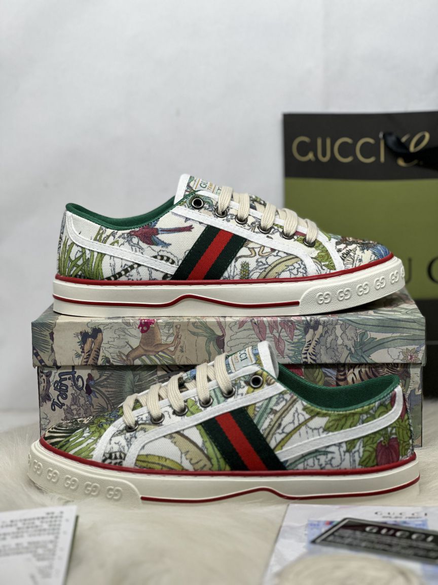 Giày gu-cci tennis 1977 hổ cổ thấp thể thao sneaker nam nữ