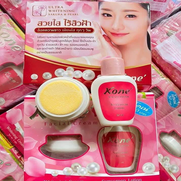  Bộ Kem Kone Chính Hãng Giảm Thâm Tàn Nhang Thái Lan Bao Lotion 25ml và Kem 4gram 