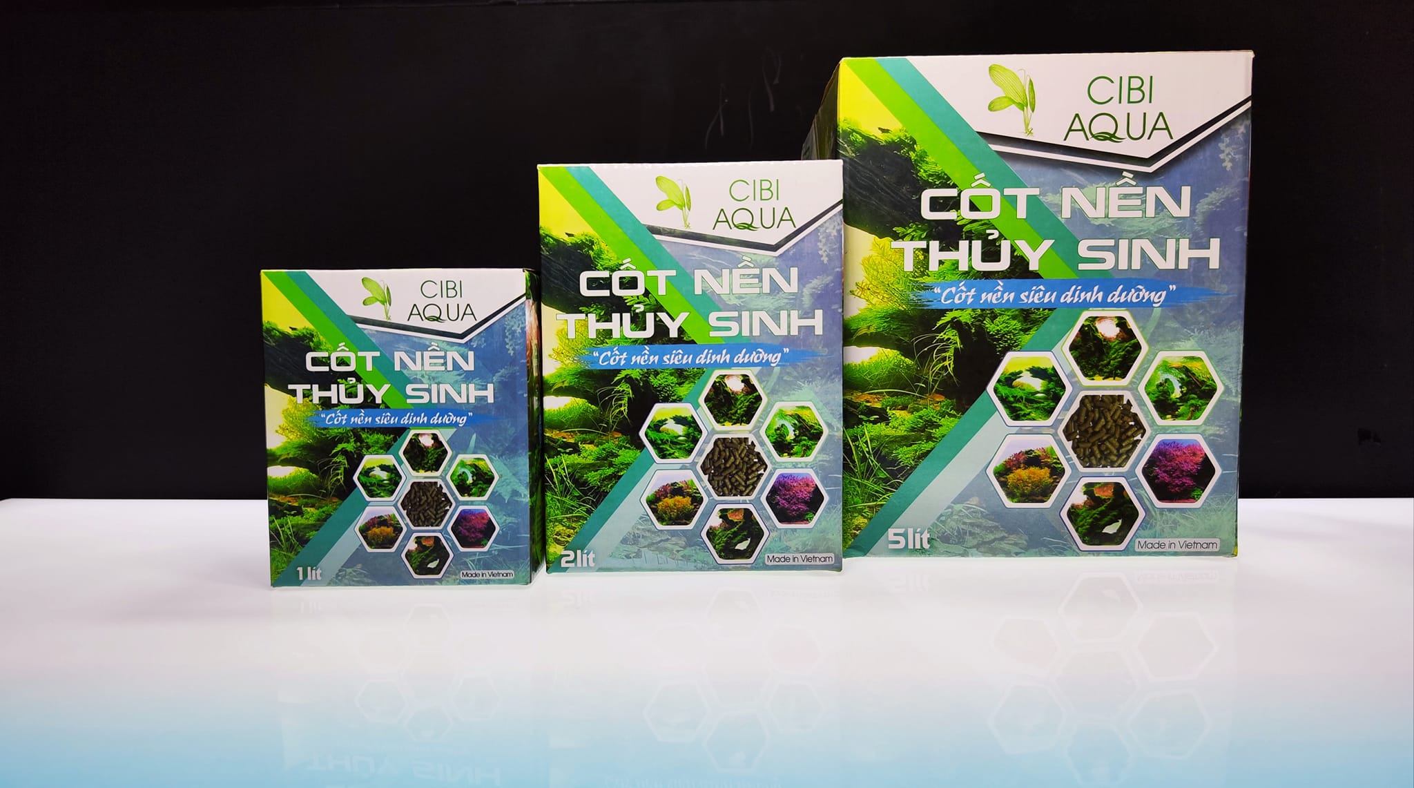 Cốt nền dinh dưỡng thủy sinh cibi aqua hộp 1lít i 2lít i 5lít mới nhất 2023