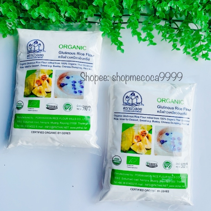 Bột gạo - bột nếp hữu cơ thái lan 500g date 9/2023