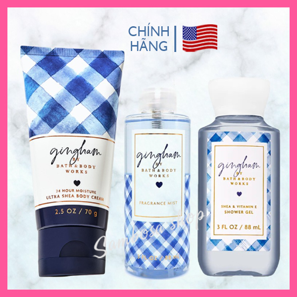 Xịt thơm body Gingham Mini 88ml - Bath & Body Works