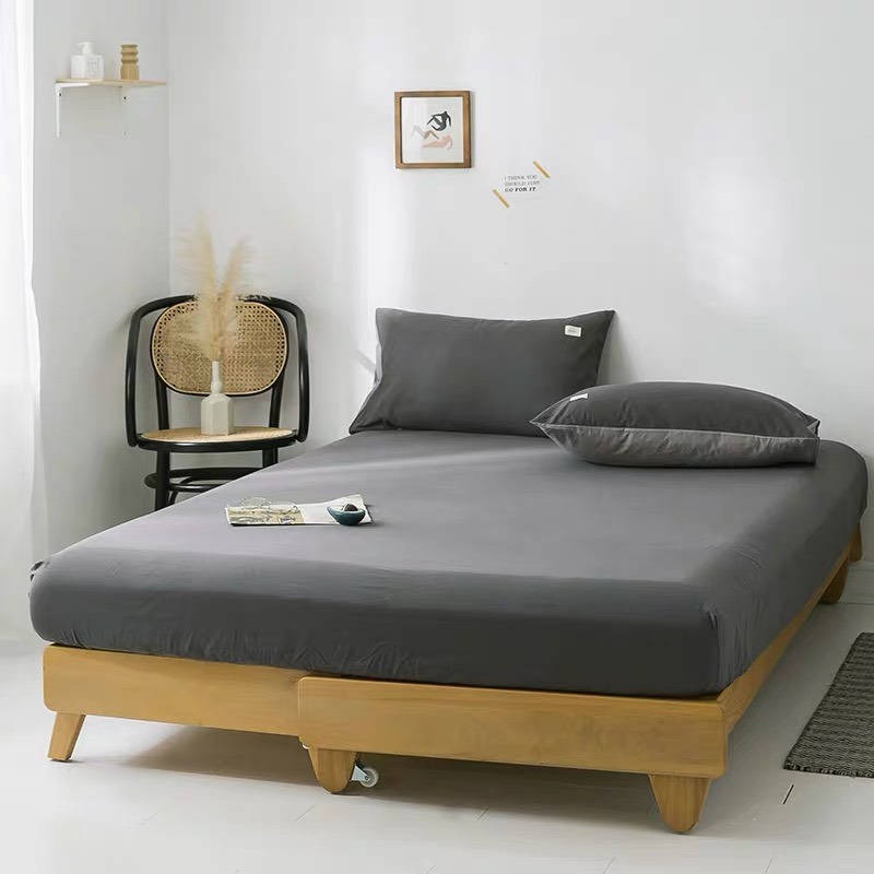 Ga giường Cotton thun cao cấp Ngọc Diệp  Bộ Ga trải nệm giường Tici drap bọc đệm 1m2 1m6 1m8 2m2 mát lạnh
