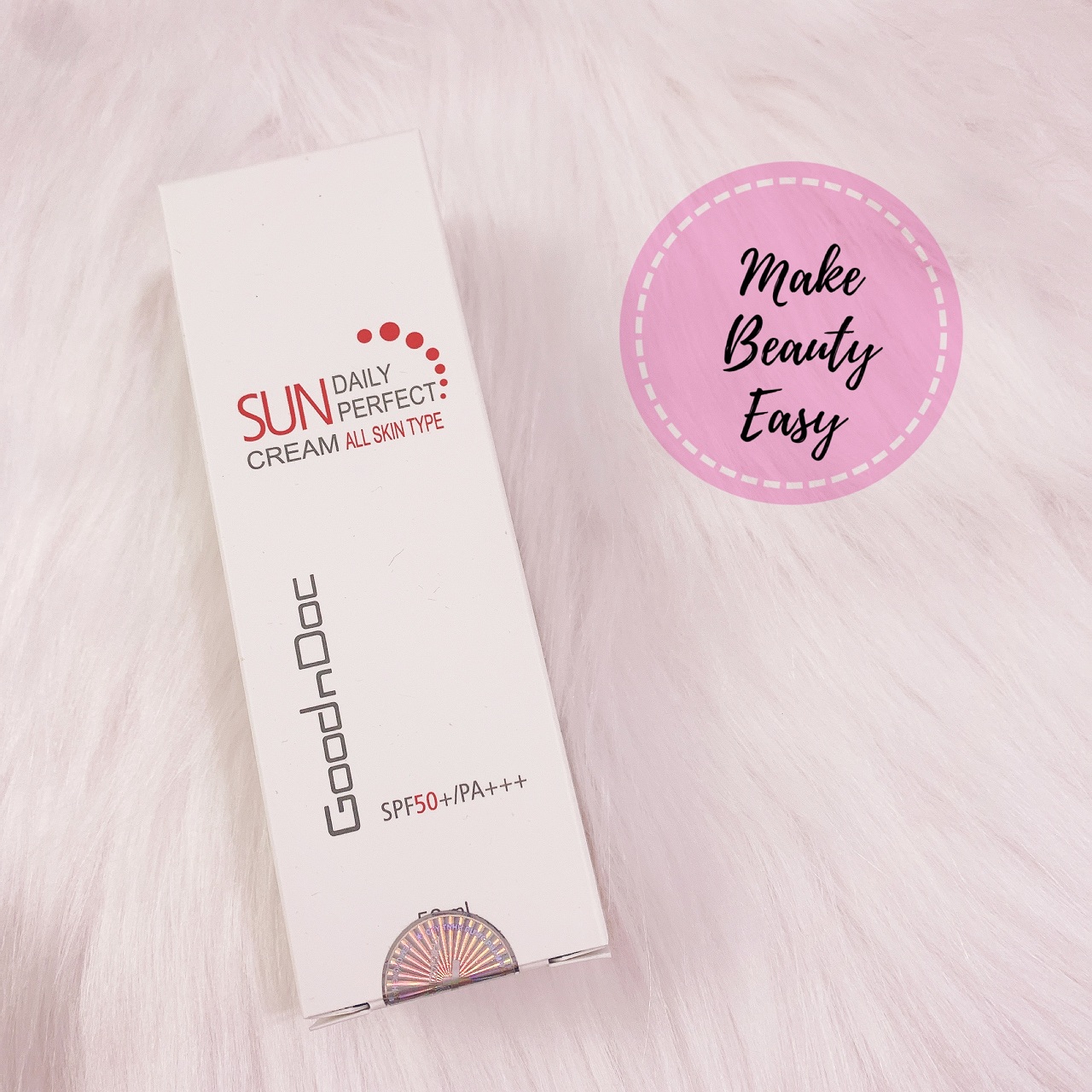 [HCM]Kem chống nắng dưỡng sáng da ngừa lão hóa 3 in 1 Goodndoc Daily Perfect Suncream SPF 50+/PA+++ 50ml
