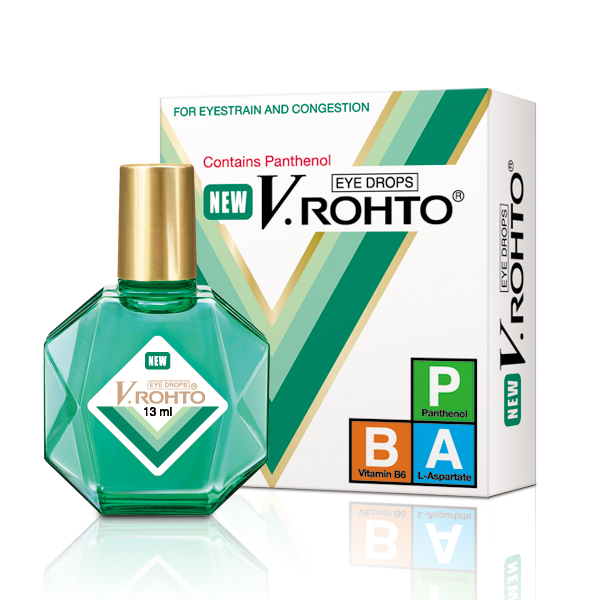 Nước nhỏ mắt New VRohto New Rohto V Rohto nuoc nho mat mau xanh