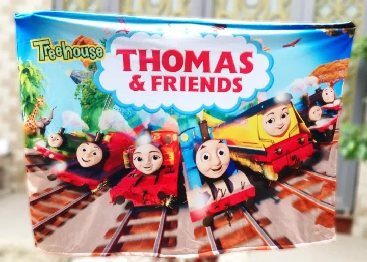 Chăn xe lửa Thomas 1m-1.4m cho bé