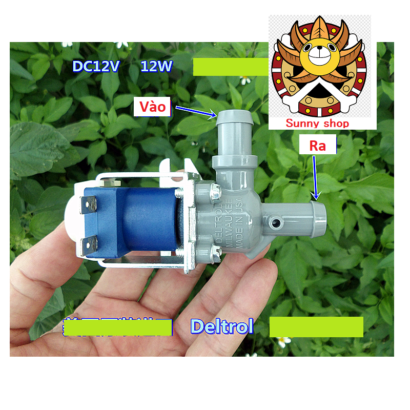Van điện từ deltrol dc12v 12w van điện từ dc lưu lượng lớn