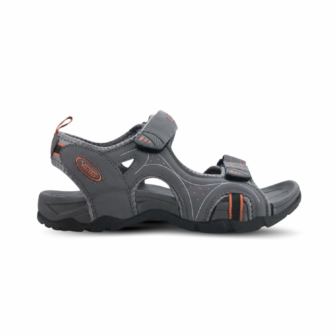 Giày sandal nam quai ngang Vento NV3610G màu xám có big size 44 45
