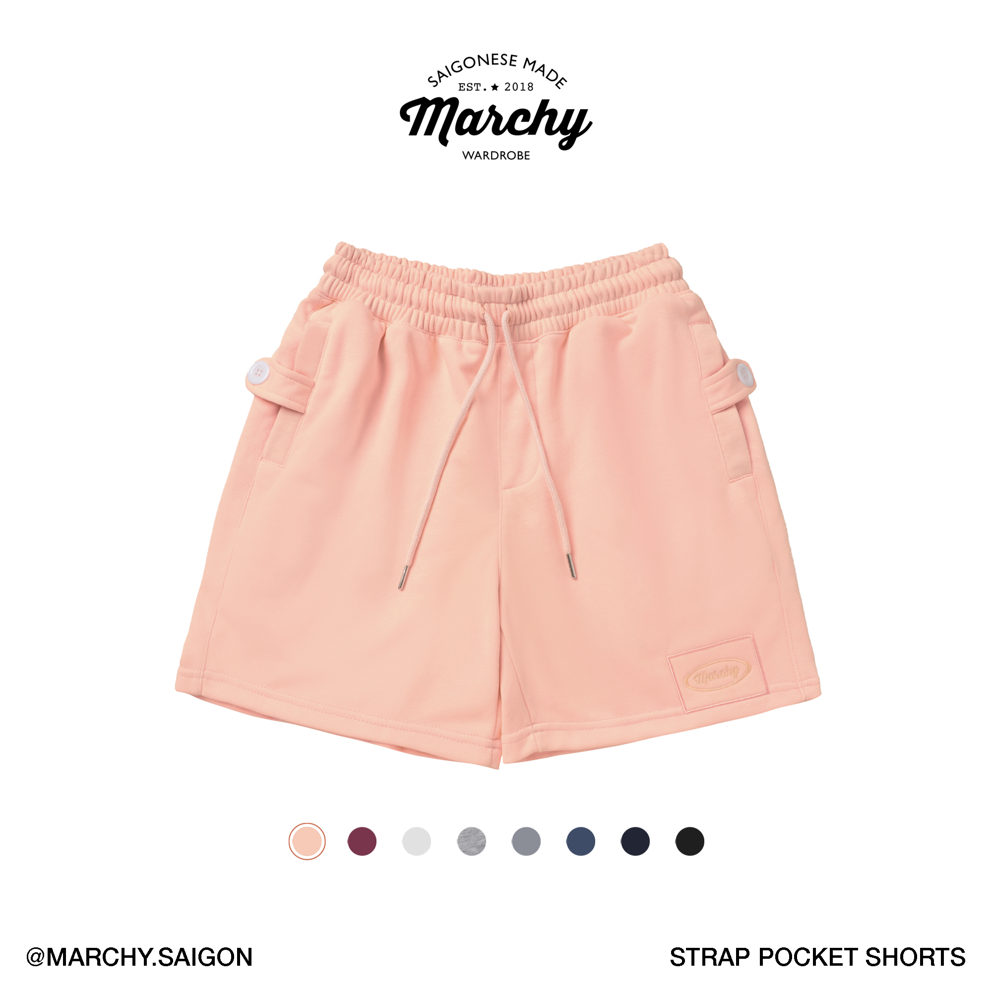 [Nhập LazSoHot2- giảm 20% đơn 199k|MARCHY - Strap Pocket Shorts - Quần sọt