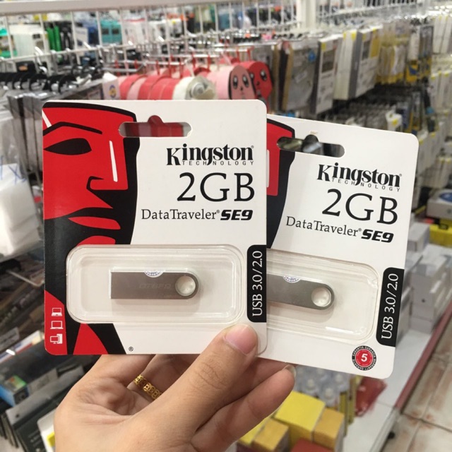 Usb 2GB Kingston Mỏng Chống Nước- USB kingston vỏ kim loại chống nước