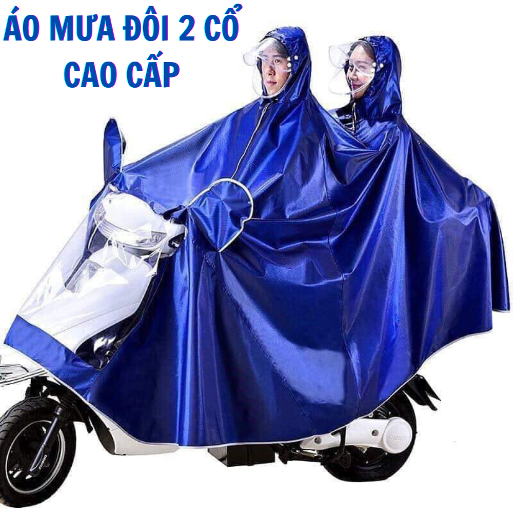 [HÀNG CAO CẤP] ÁO MƯA ĐÔI 2 CỔ CAO CẤP HÀNG VNXK - HÀNG CAO CẤP GIÁ RẺ - ÁO MƯA ĐÔI 2 ĐẦU NHIỀU MÀU - ÁO MƯA CAO CẤP SIÊU NHẸ CHO 2 NGƯỜI - ÁO MƯA 2 ĐẦU TIỆN DỤNG, CÓ THỂ DÙNG CHO 1 NGƯỜI