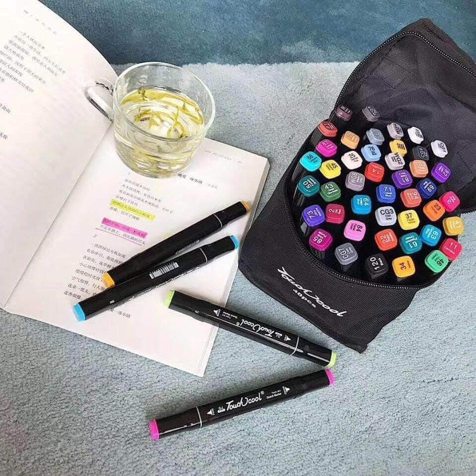 Bút Marker Touch Cool Túi Vải 48 chi tiết chuyên nghiệp