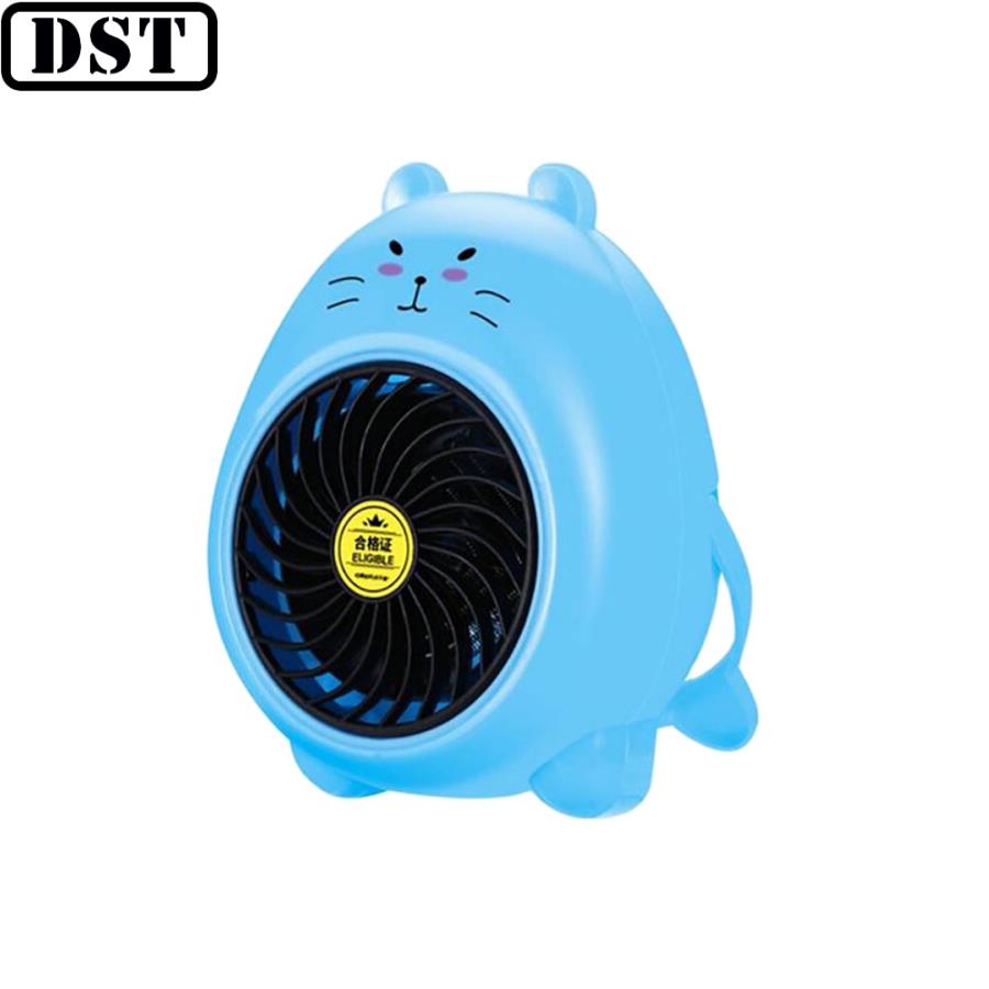 Quạt sưởi mini hình thú - Máy sưởi ấm mini để bàn làm việc văn phòng hoặc gia đình, Quạt sưởi, quạt sưởi đa năng mini  hoạt hình đáng yêu, máy sưởi hình thú cho trẻ em, quạt sưởi mini hoạt hình