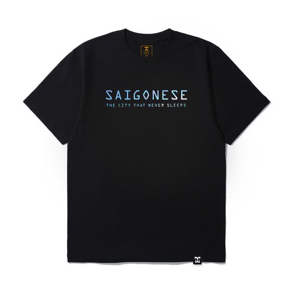 Áo thun Teeworld Saigonese - The City That Never Sleeps T-shirt Nam Nữ Trắng Đen Form Rộng Unisex