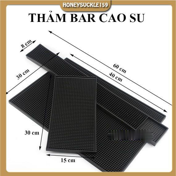 Thảm lót cao su quầy bar, thảm bar pha chế, thảm bar cao su chống trượt cao cấp