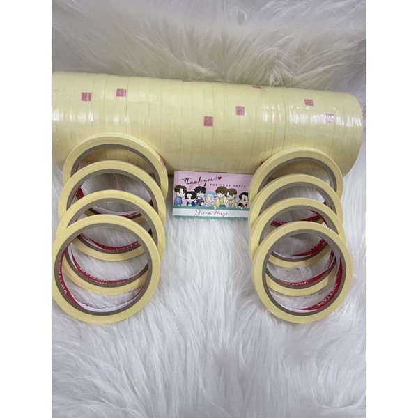 Băng Keo Giấy Nhăn Tiện dụng siêu dính, viết chữ, đánh dấu, decor, gói card