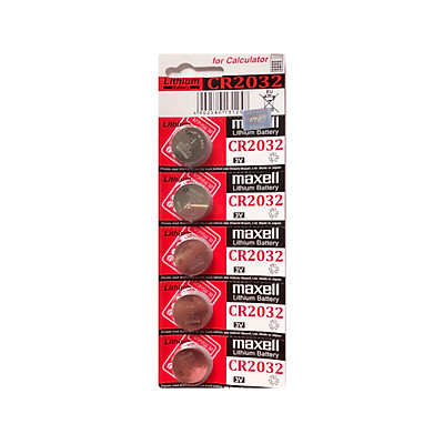 [HCM]Combo 20x Vỉ Pin CMOS Máy Tính Maxell CR2032 Lithium 3V (1 vỉ 5 viên)