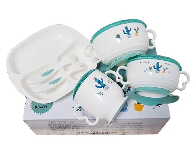Set ăn dặm 11 chi tiết cho bé