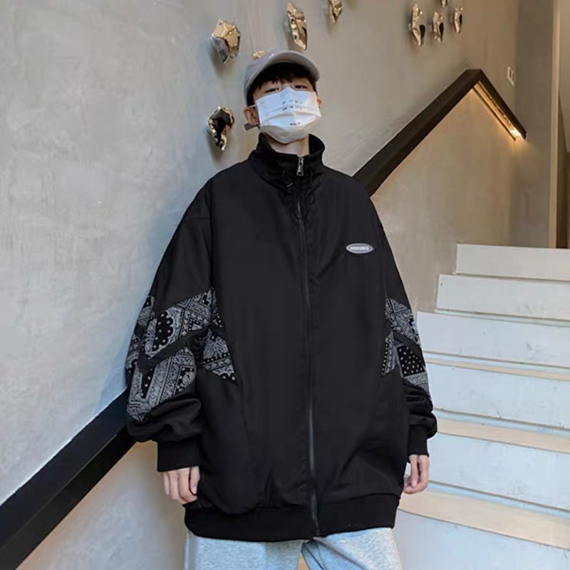 [HCM]ÁO KHOÁC DÙ NAM FOM RỘNG CÁNH DƠI PHỐI TAY THỔ CẨM PHONG CÁCH HÀN ĐỈNH CAO