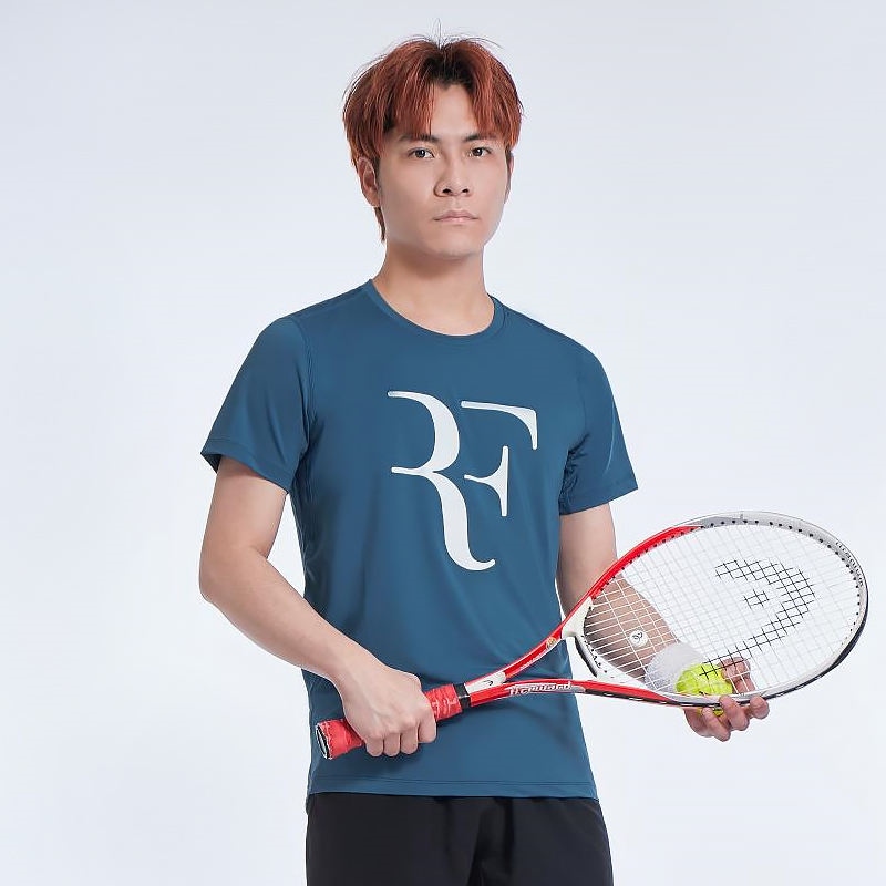 Pathfinder sports Federer tennis uniform men's short-sleeved quick-drying T-shirt badminton sports jacket commemorative suit