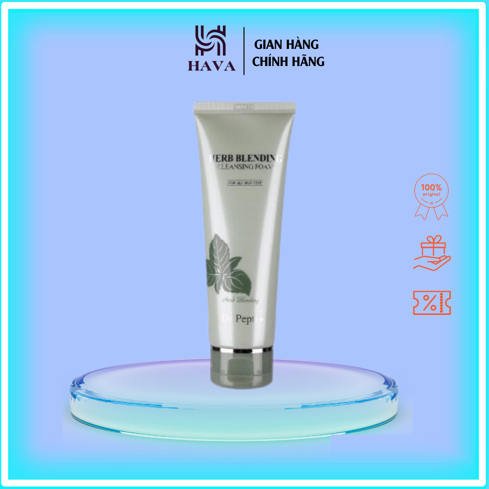 Sữa Rửa Mặt Dr.Pepti Galacto Cleansing Foam và Herb Blending Cleansing Foam Sạch Sâu và Trắng Da