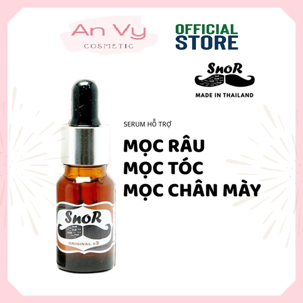 Kích mọc râu dài mi và lông mày snor x3 thái lan - mẫu mới