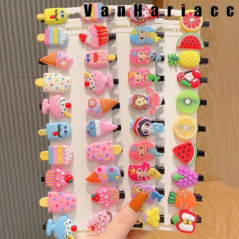 Set of 10 Cute and Fashion Hair Clips for Girls