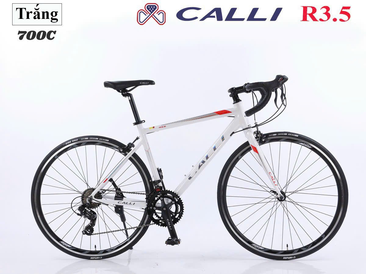 Xe đạp đua khung hợp kim nhôm tay đề lắc CALLI mã R3.5
