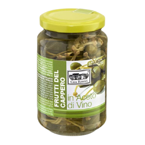 Nụ bạch hoa ngâm dấm Casa Rinaldi Capers 370G