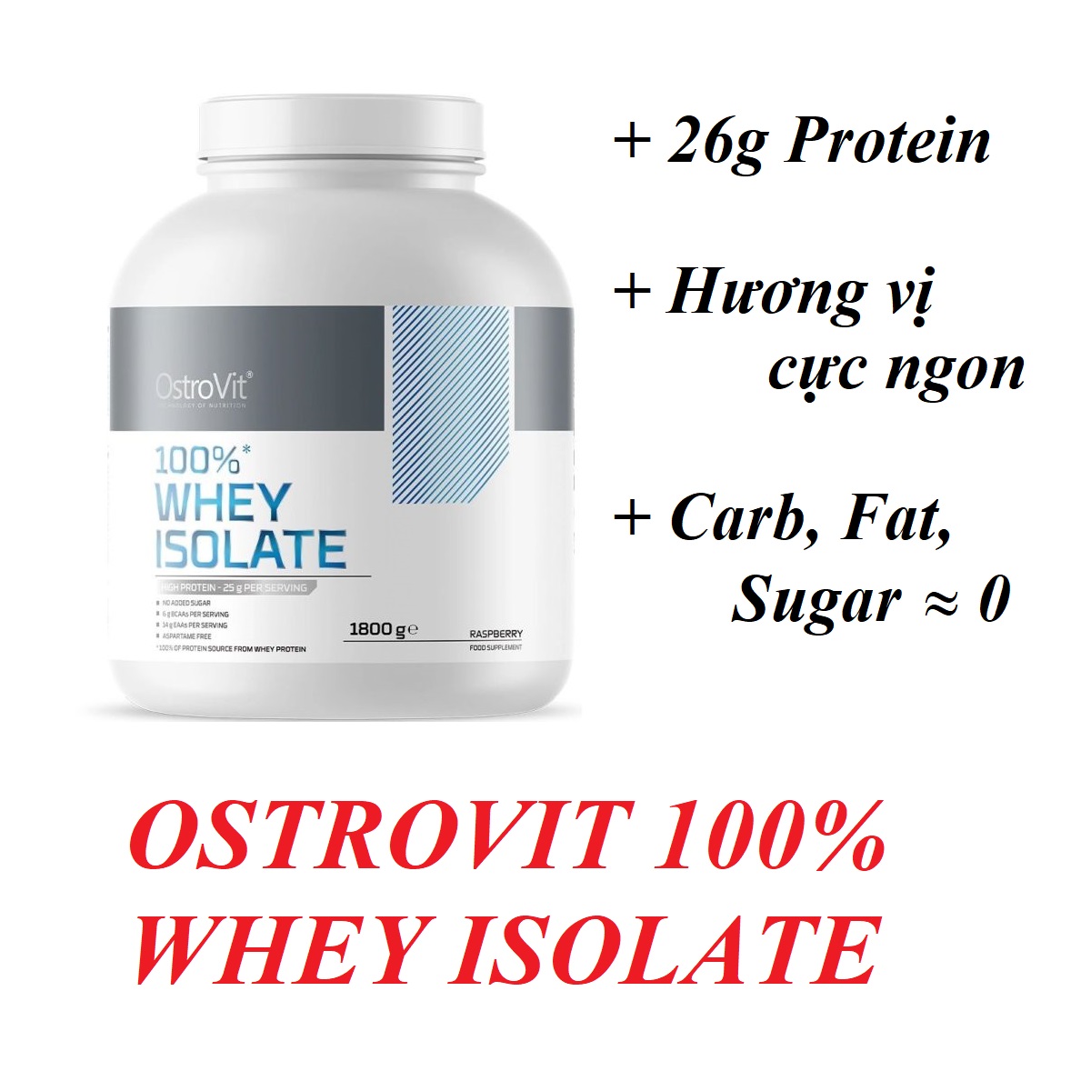 Ostrovit Whey Protein Isolate giá tốt Tháng 02,2023|BigGo Việt Nam