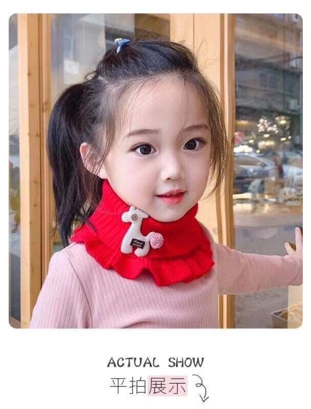 Khăn quàng cổ ống cho bé dễ thương