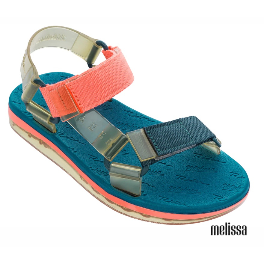 Giày sandals Melissa Papete + Rider AD - Xanh