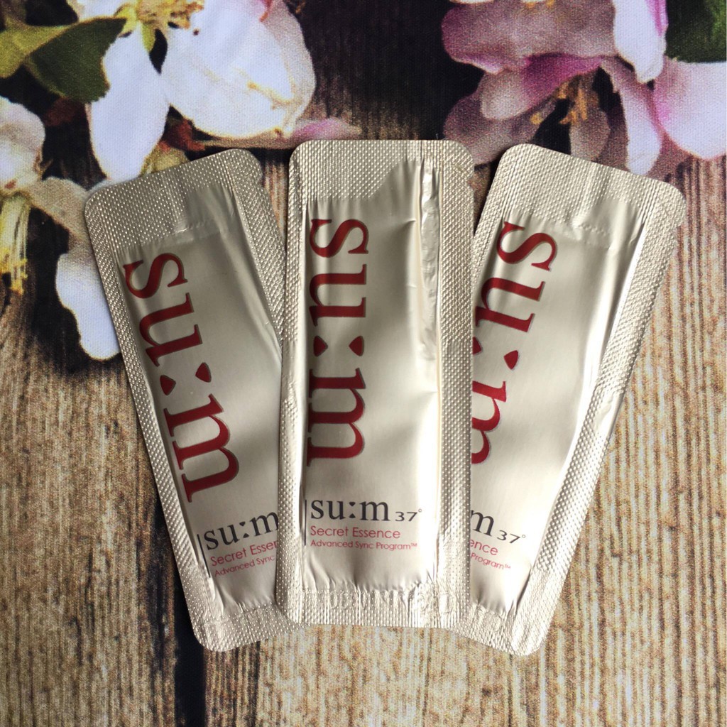 Set 10 gói Sample Nước thần Sum 37 Secret Essence Advanced