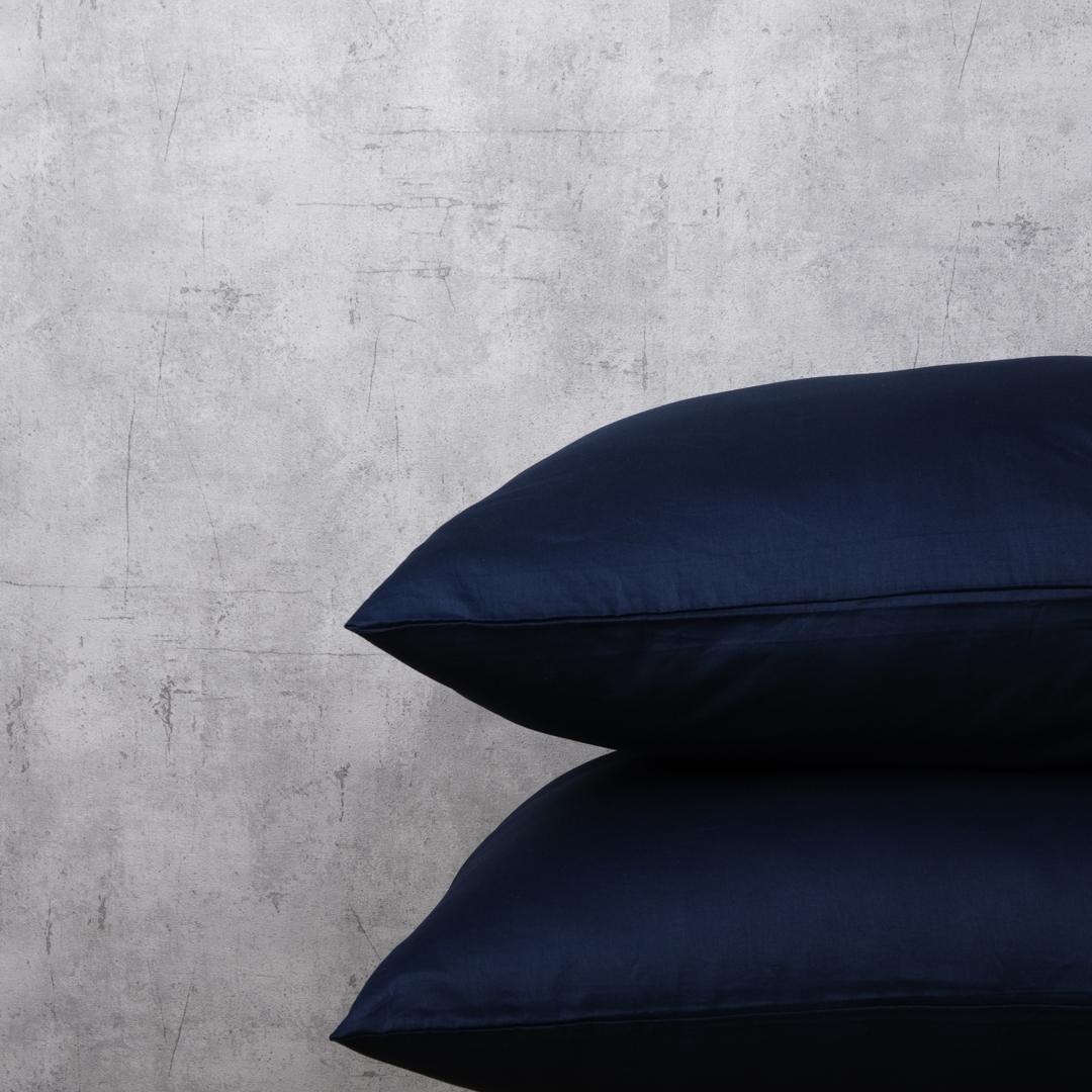 Vỏ Gối Áo Gối Bao Gối Nằm Cotton Satin Hàn Quốc Màu Trơn 50x70 cm (cặp)