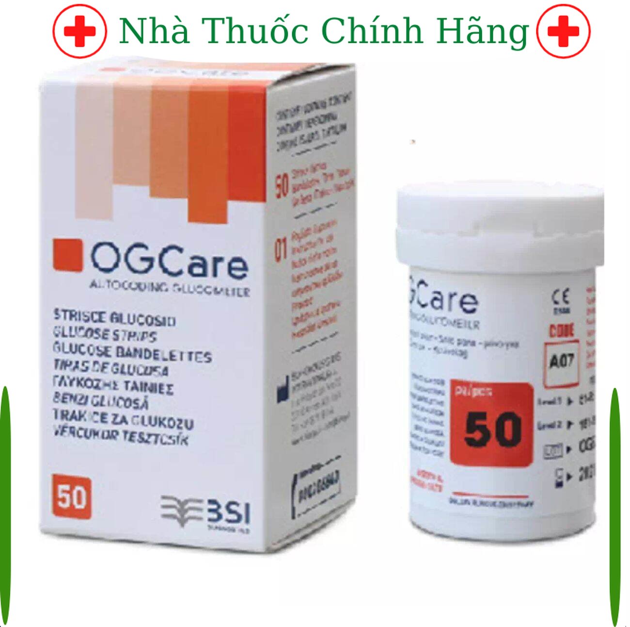 Que Thử đường huyết OG CARE chính hãng xuất sứ Italy-Dùng cho các dòng máy đo đường huyết Ogcare ,