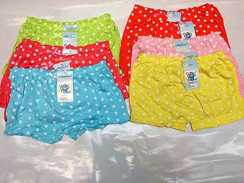 Set 5 quần chíp đùi chấm bi cho bé gái