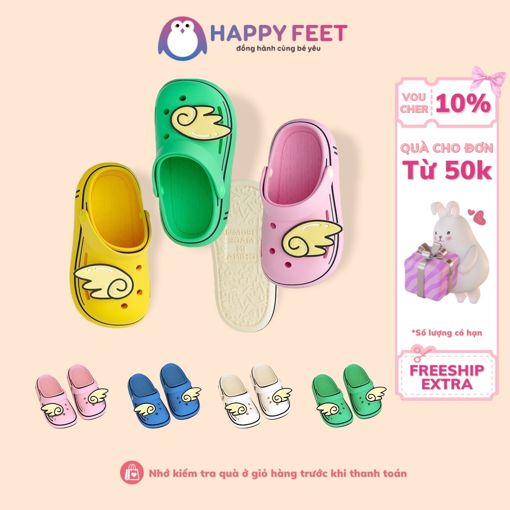 Dép sục CHEERFUL MARIO- Happy Feet 8807chống trượt thiết kế hoạt hình 3