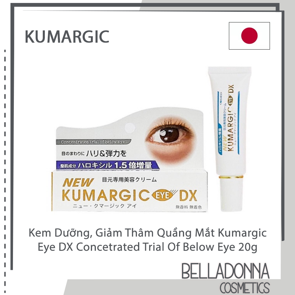 Kem Dưỡng Vùng Mắt, Hỗ Trợ Giảm Thâm Quầng & Bọng Mắt Kumargic Eye DX Concetrated Trial Of Below Eye 20g