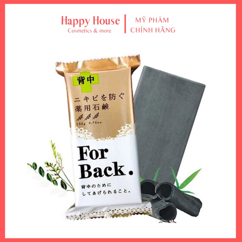 Xà phòng đen ngăn mụn lưng For Back- Happy House