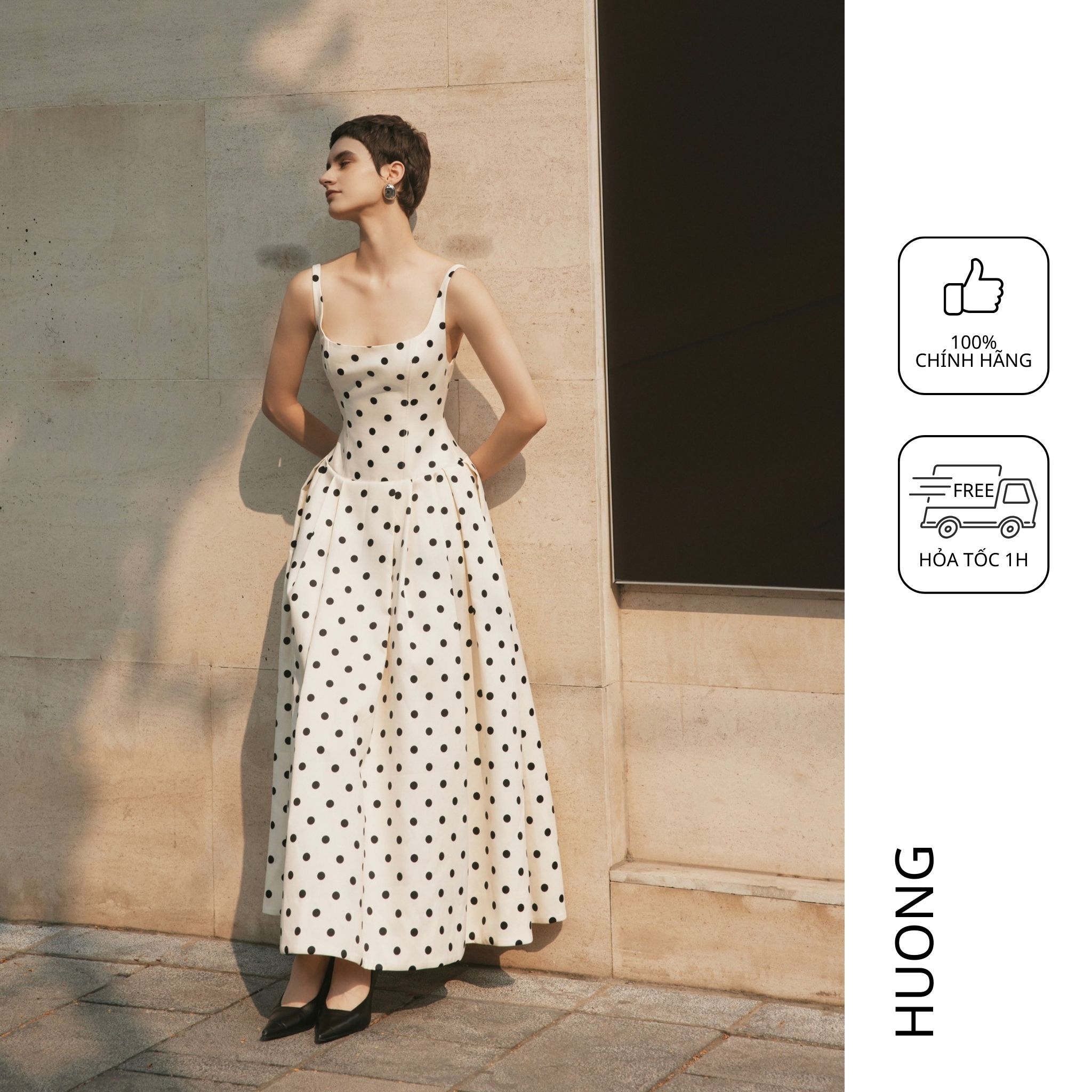   Nhập LZDSINHNHAT giảm 150K   Đầm taffeta Leilani Dress HUONG BOUTIQUE HBV1312 